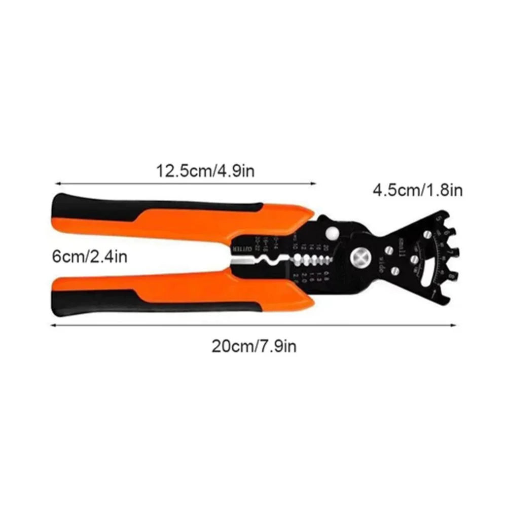 Multifunctional Special Wire Stripping Pliers for Electrician Cutting Wire Stripping Skin Pressing Wire Winding Scissors