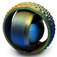New 3D Printed Rotating Ball Toy O-Shaped Universal Fingertip Gyroscope Gravity Rotation Anxiety Relief Decompression Cool Toy