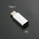 YUXI Silver 1PCS  Micro USB to Converter Adapter For iPhone X 8 7 6 Plus Type C/IOS to Micro USB Adapter For Samsung S8 Xiaomi