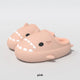 Litfun Fur Plush Shark Slippers Women Men Winter Cozy Fur Shark Slides Cartoon Furry Home Shoes Platform Waterproof Shark Slides