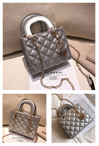Handbag Women Brand Luxury Totes High Quality Fashion Classic Quilted Square Handle Bag Women Crossbody Shoulder Bags