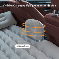 1 Set Universal Car Travel Inflatable Bed 80x130cm Auto Back Seat Trunk Mattress Air Bed Pillow For Travel Camping Family Outing