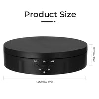Motorised Rotating Mirror Display Stand,360 Degree Turntable, Jewellery Holder,USB Power Supply, Rotating Shooting, Three Speeds