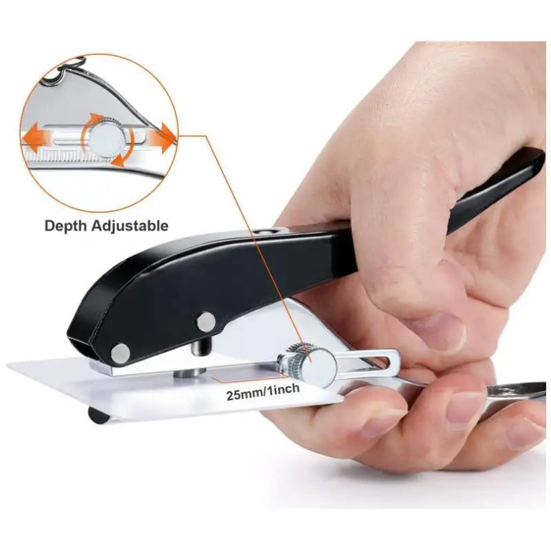 Punching Tool 3MM 6MM 8MM 10MM Hole Edge Banding Punching Pliers Screw Hole Hat Woodworking Tool Leather Hole Punch Hidden Hole