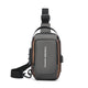 Men Anti Theft Chest Bag Shoulder Bags USB Charging Crossbody Package School Short Trip Messengers Bags Men's Oxford Sling Pack