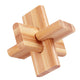 Wooden Kong Ming Lock Lu Ban Lock IQ Brain Teaser Educational Toy for Kids Children Montessori 3D Puzzles Game Unlock Toys Adult