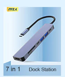 MZX 10/7/4 Port Aluminum USB 3.0 Hub A 3 0 Multi Splitter Concentrator Multiple Extension Hub Switch Power Adapter for PC Laptop