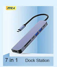 MZX 10/7/4 Port Aluminum USB 3.0 Hub A 3 0 Multi Splitter Concentrator Multiple Extension Hub Switch Power Adapter for PC Laptop