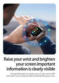 New Nursing Grade Air Pump Airbag Accurate Measure ECG Uric acid Smart Watches Men Blood Pressure Fitness Sport Smart Watch Man