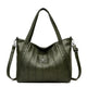 Luxury Soft Leather Handbag Women's New Casual Tote Bag Designer Ladies Large Shoulder Crossbody Handle Sac for Female Patchwork