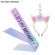Large Standing Unicorn Foil Balloons for Kids Girls Unicorn Birthday Party Decoration Elephant Animal Balloon Baby Shower Favors