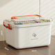 Large Capacity Medicine Box Portable Home First Aid Medical Kit Family Emergency Medicine Box with Multi-layer Drug Storage Case