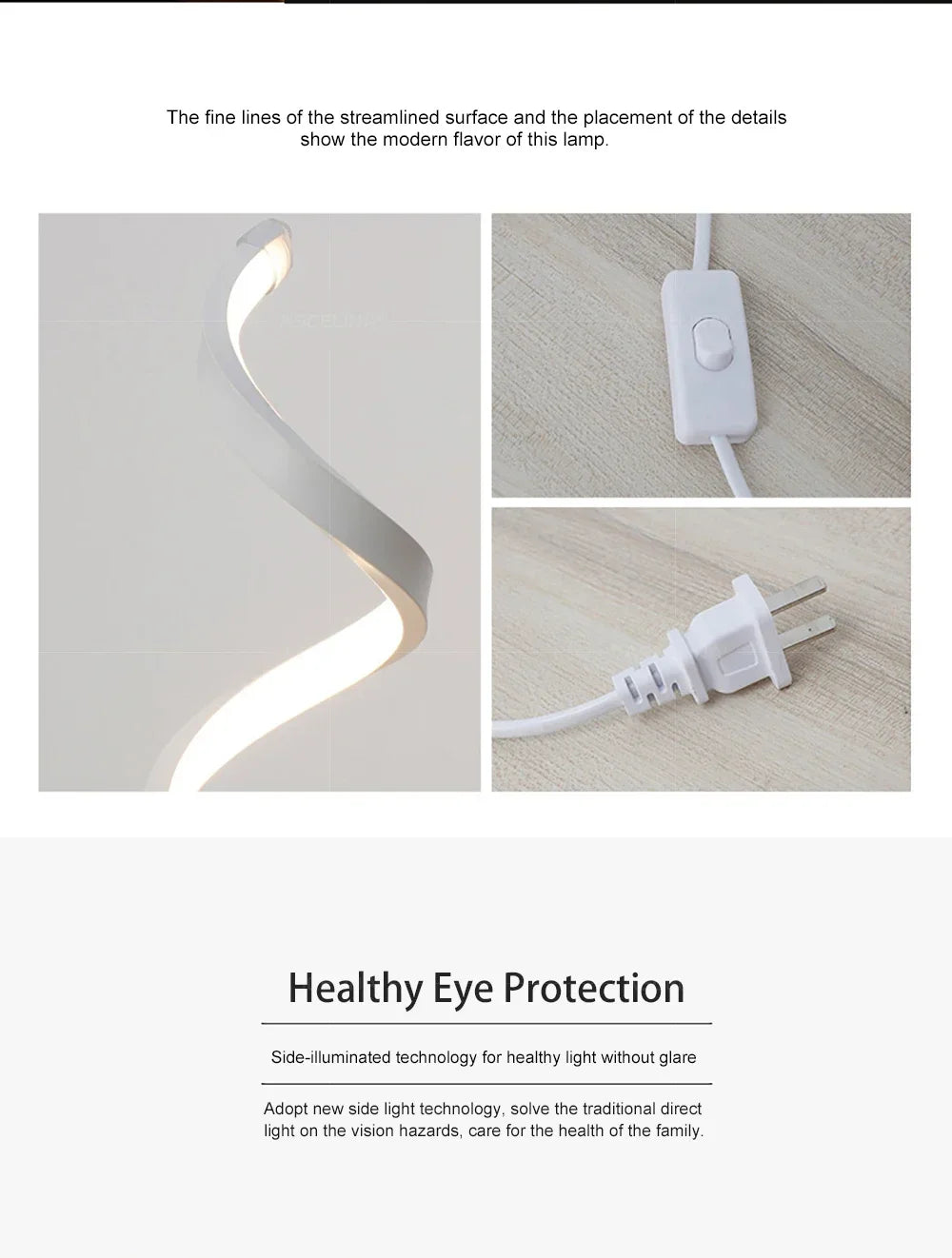 LED Table Lamp USB Plug Eye Protect Desktop Decor Lights