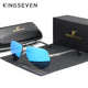 KINGSEVEN Fashion Pilot Rimless Sunglasses Men  Aluminum Polarized Large Frame Glasses Women Casual Driving Outdoor Eyewear