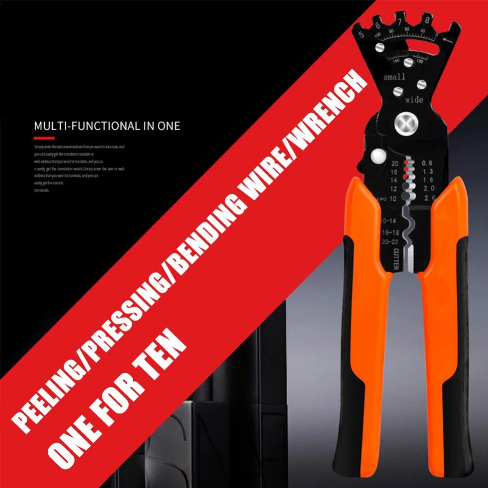 Multifunctional Special Wire Stripping Pliers for Electrician Cutting Wire Stripping Skin Pressing Wire Winding Scissors