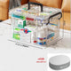 Large-capacity Multi-layer Transparent Storage Box Household Transparent Sorting Medical Emergency Portable Medicine Box