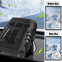 NEW 12V/24V Car Heater Portable Car Heater Fan 2IN1 Cooling Heating Auto Windshield Defroster Car Defogger Anti-Fog Heater Dryer