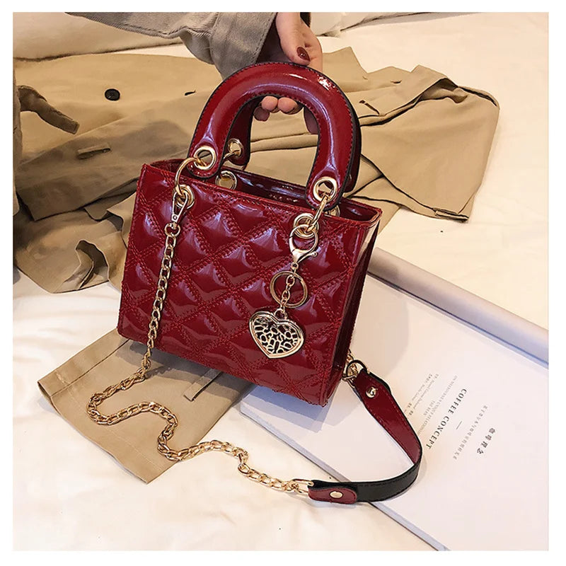 Handbag Women Brand Luxury Totes High Quality Fashion Classic Quilted Square Handle Bag Women Crossbody Shoulder Bags