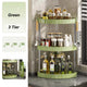 Kitchen Spice Rack Shelf Countertop Corner Multifunctional Seasoning Supplies Rack Saving Spice Rack Organizer with Hooks