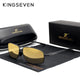 KINGSEVEN Brand Designer Men Polarized UV400 Sunglasses Vintage Retro Rectangle Classical Glasses Anti-glare Driving Eyewear