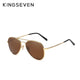 KINGSEVEN Fashion Pilot Men Sunglasses Alloy Frame Polarized UV400  Male Sun Glasses Women For Men Beach Glasses Oculos de sol