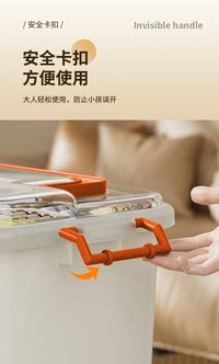 Large Capacity Medicine Box Portable Home First Aid Medical Kit Family Emergency Medicine Box with Multi-layer Drug Storage Case