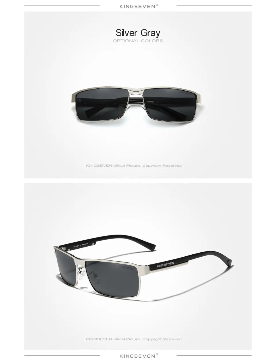 KINGSEVEN Luxury Brand Anti UV400 Polarized Sunglasses Men Cycling Fishing Shades Women Trendy Driving High Quality Eyewear
