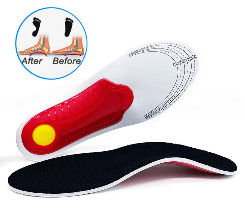 Orthotic Insole Arch Support Flatfoot Orthopedic Insoles for Feet Ease Pressure of Air Movement Damping Cushion Padding Insole