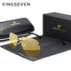 KINGSEVEN Fashion Pilot Rimless Sunglasses Men  Aluminum Polarized Large Frame Glasses Women Casual Driving Outdoor Eyewear