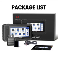 MUCAR VO6 All Cars Lifetime Free Full System 28 Resets Obd2 Diagnostic Tools ECU Coding Bi-directional Scan Obd 2 Auto Scanner