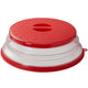 Microwave Splatter Cover Collapsible Food Plate Cover Drainer Basket Microwave Heating Splash-proof Cover Kitchen Cooking Lid