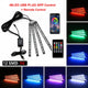 Neon LED Car Interior Ambient Foot Strip Light Kit Accessories Backlight Remote App Music Control Auto RGB Decorative Lamps