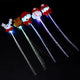 LED Flashing Hair Braid Glowing Luminescent Hairpin Novetly Hair Ornament Girls Led Toys New Year Party Christmas Gifts Random