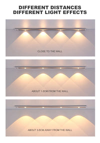LED Motion Sensor Wireless Ultra Thin Night Light USB LED Wine cooler Light For Kitchen Cabinet Bedroom Wardrobe Indoor Lighting