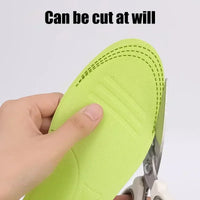 10pcs Unisex Memory Foam Orthopedic Insoles Deodorizing Insole Shoes Sports Absorbs Sweat Soft Antibacterial Shoe Accessories