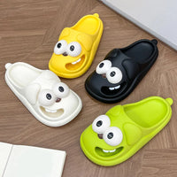 Cute Cartoon Dog Slippers,Creative Non Slip Couples Sandals for Birthday Gift,Lightweight Thick Beach Shoe for Indoor Outdoor