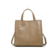Zency Genuine Leather New Simple Shoulder Bag Large Capacity Shopper Women Luxury Casual Handbag Crossbody Vintage Oil Wax Tote
