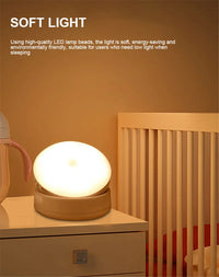 LED Night Light USB Charging Intelligent Human Induction For Bedside Cabinet Home Wardrobe Lighting Motion Sensor Light led Lamp