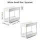 WORTHBUY Double Layer Pull-Out Seasoning Bottle Spice Rack Multifunctional Drawer Cabinet Plastic Storage Rack Kitchen Organizer
