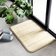 Memory Foam Embossed Velvet Carpet Bathroom Living Room Non-Slip Mat Cobblestone Floor Mat