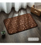 Memory Foam Embossed Velvet Carpet Bathroom Living Room Non-Slip Mat Cobblestone Floor Mat
