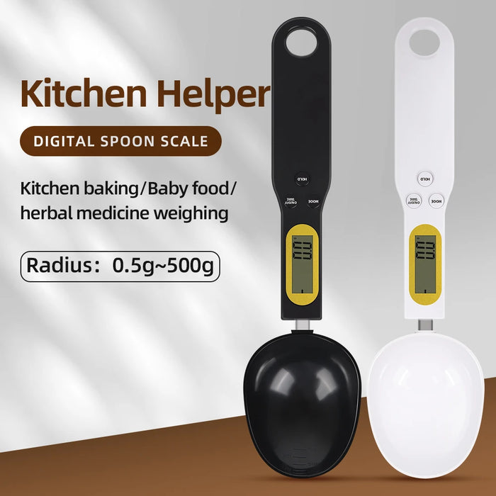 Portable Weight Scale LCD Digital Spoon Electronic Kitchen Scale 500g 0.1g Measuring Mini Kitchen Tool for Milk Coffee