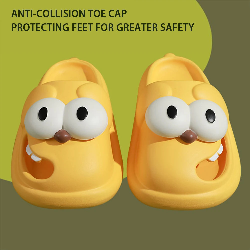 Cute Cartoon Dog Slippers,Creative Non Slip Couples Sandals for Birthday Gift,Lightweight Thick Beach Shoe for Indoor Outdoor