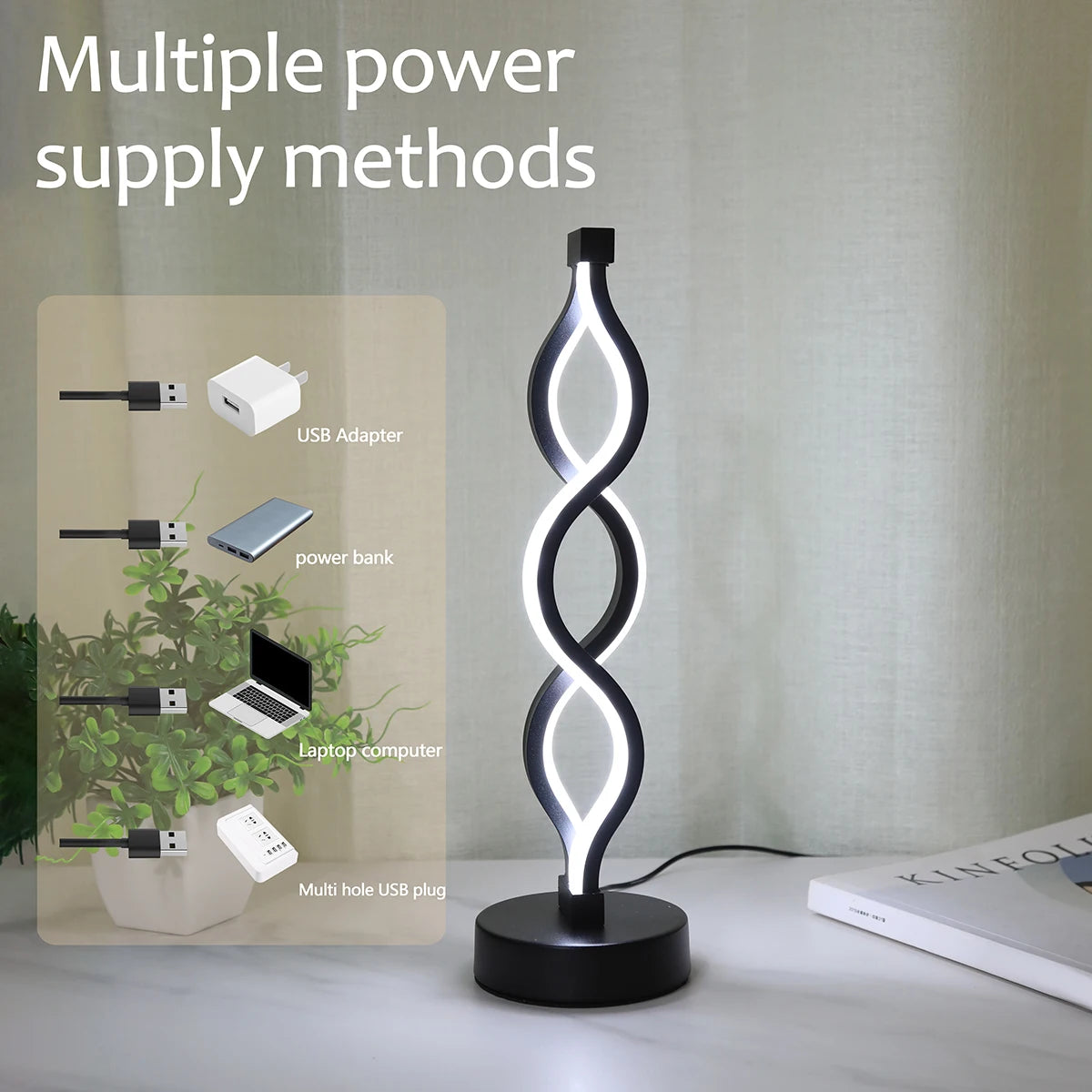 Creative seaweed table lamp LED decorative lighting table lamp