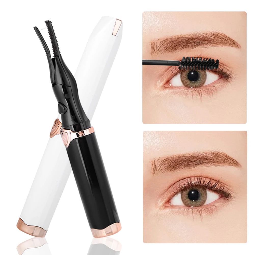Portable Eyelash Curler USB Rechargeable Quick Heating Natural Curl Eyelash Curler for Quick Natural Curling Eye Lashes