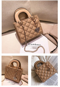 Handbag Women Brand Luxury Totes High Quality Fashion Classic Quilted Square Handle Bag Women Crossbody Shoulder Bags