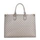 Large-capacity women's bags in Europe and the United States retro shoulder bag classic letters PU commuter handbags women