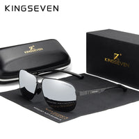 KINGSEVEN Polarized Aluminum Sunglasses Men High Quality UV400 Mirror Lens Male Women Fashion Eyewear Driving Outdoor Glasses