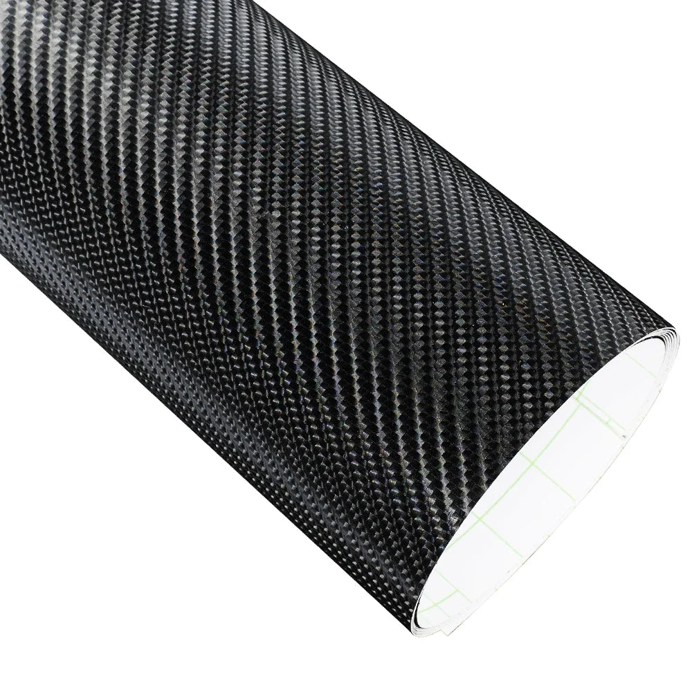 Glossy Carbon Fiber Wrap Vinyl Film 2D 3D 4D 5D 6D Car Sticker Auto Motorcycle Wrapping Covering Film Decorative Car Accessories