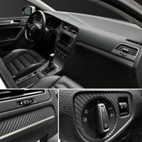 Glossy Carbon Fiber Wrap Vinyl Film 2D 3D 4D 5D 6D Car Sticker Auto Motorcycle Wrapping Covering Film Decorative Car Accessories